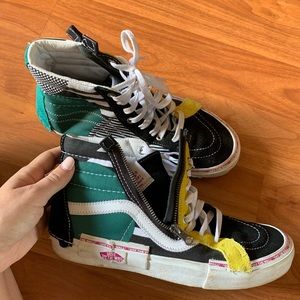 Retro Vans Hi-Top with Zipper